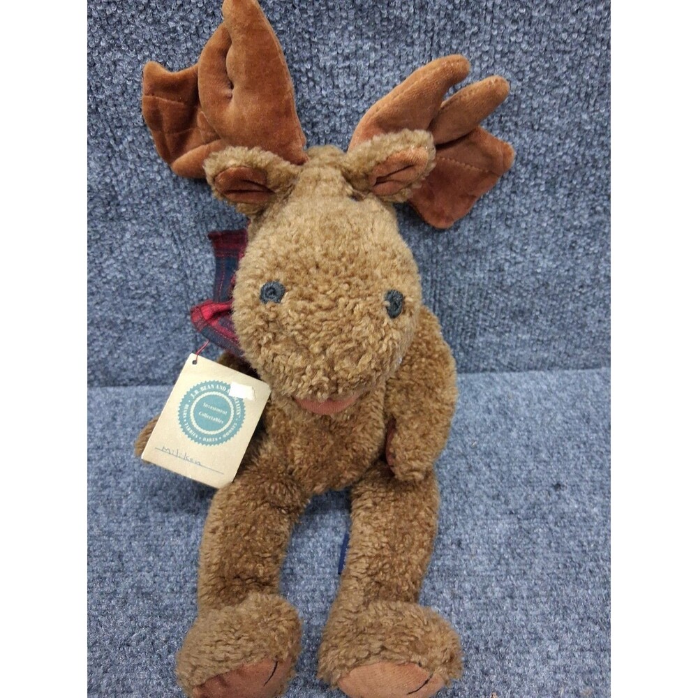 Vintage Boyd's Bear Plush - Milliken Moose (14") - #55411-06 Stuffed Moose 1997